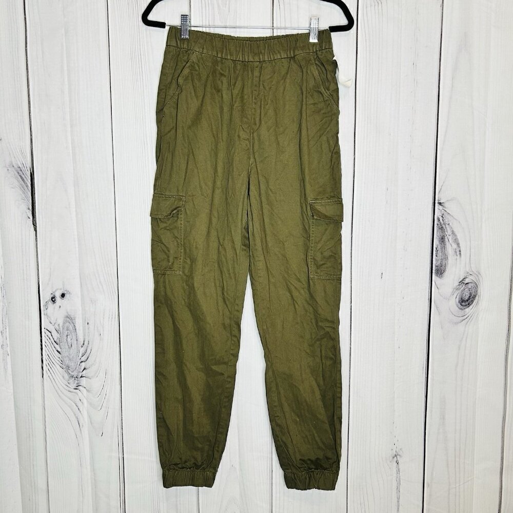 H&M Divided Olive Green Cargo Pants High-Rise Womens Size 6 (30x29) NWT